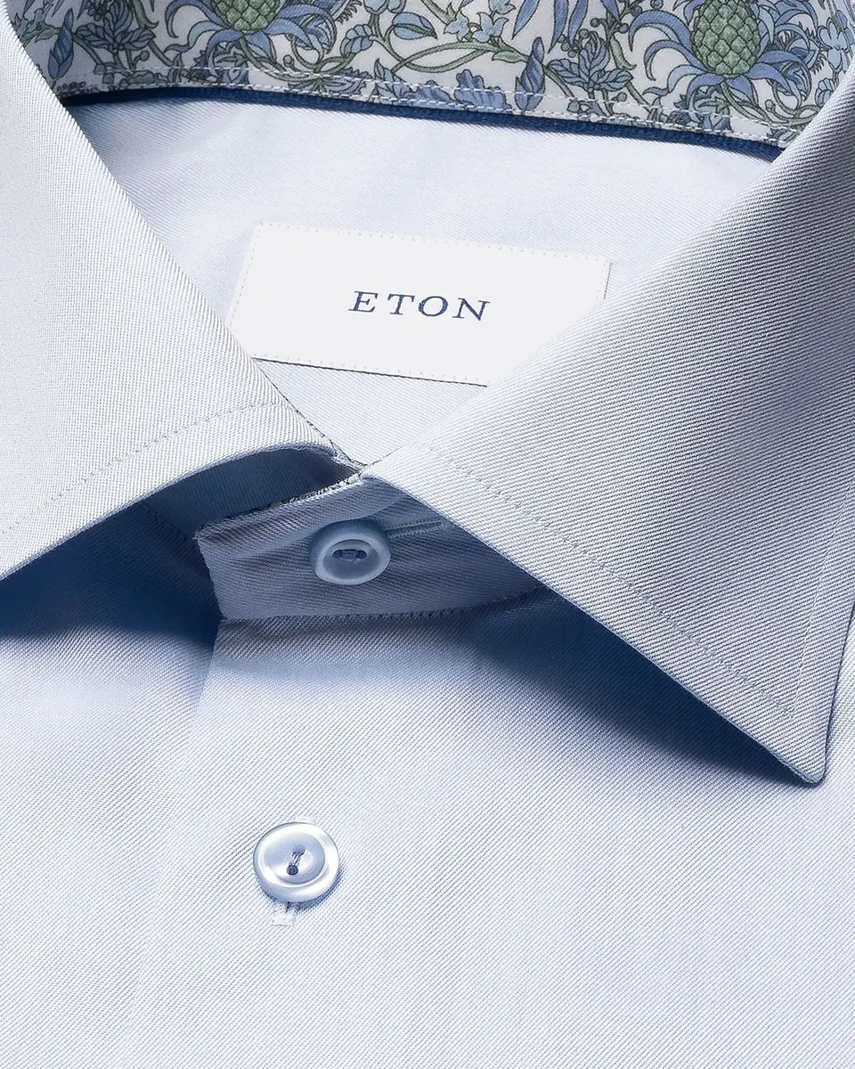 Eton Men's Signature Twill Contemporary-Fit Dress Shirt | Thumbnail 6 Eton Men's Signature Twill Contemporary-Fit Dress Shirt | Thumbnail 6