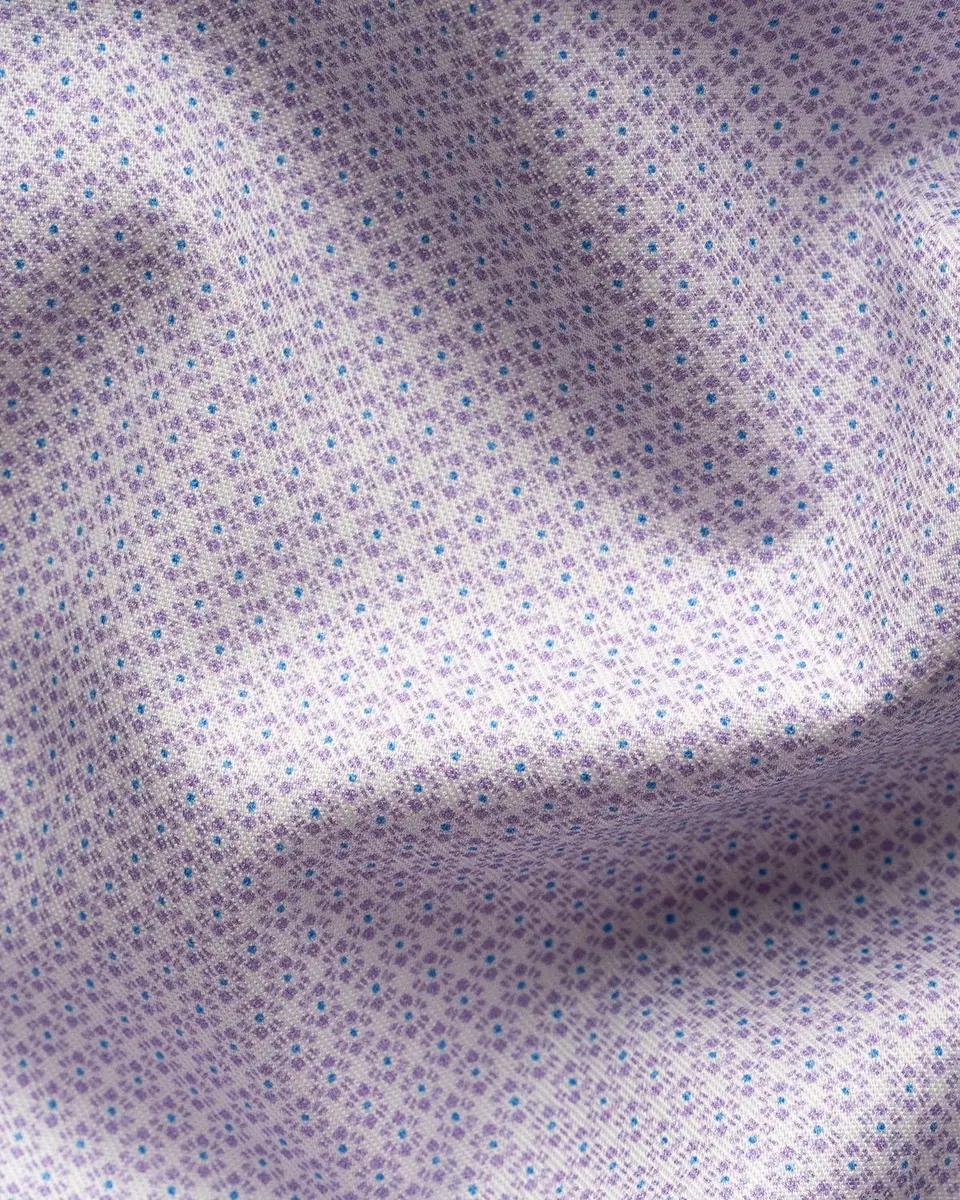 Eton Men's Micro-Floral Signature Twill Dress Shirt | Thumbnail 7 Eton Men's Micro-Floral Signature Twill Dress Shirt | Thumbnail 7