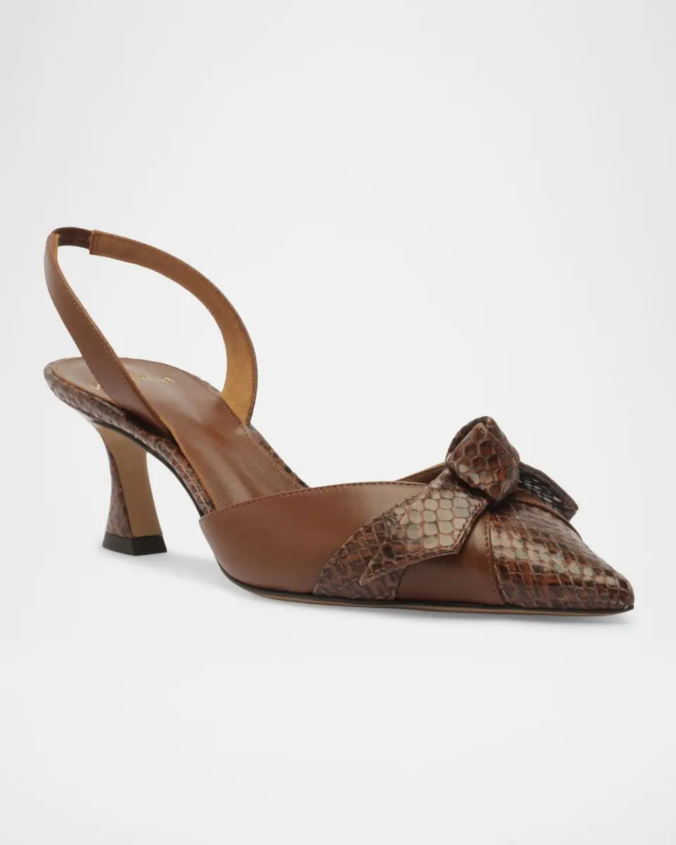 Alexandre Birman 60mm Clarita Suede Slingback Pumps | Thumbnail 2