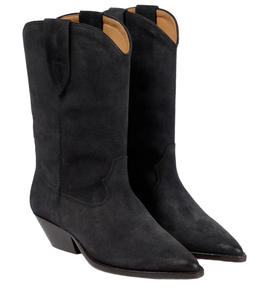 Isabel Marant Duerto suede cowboy boots