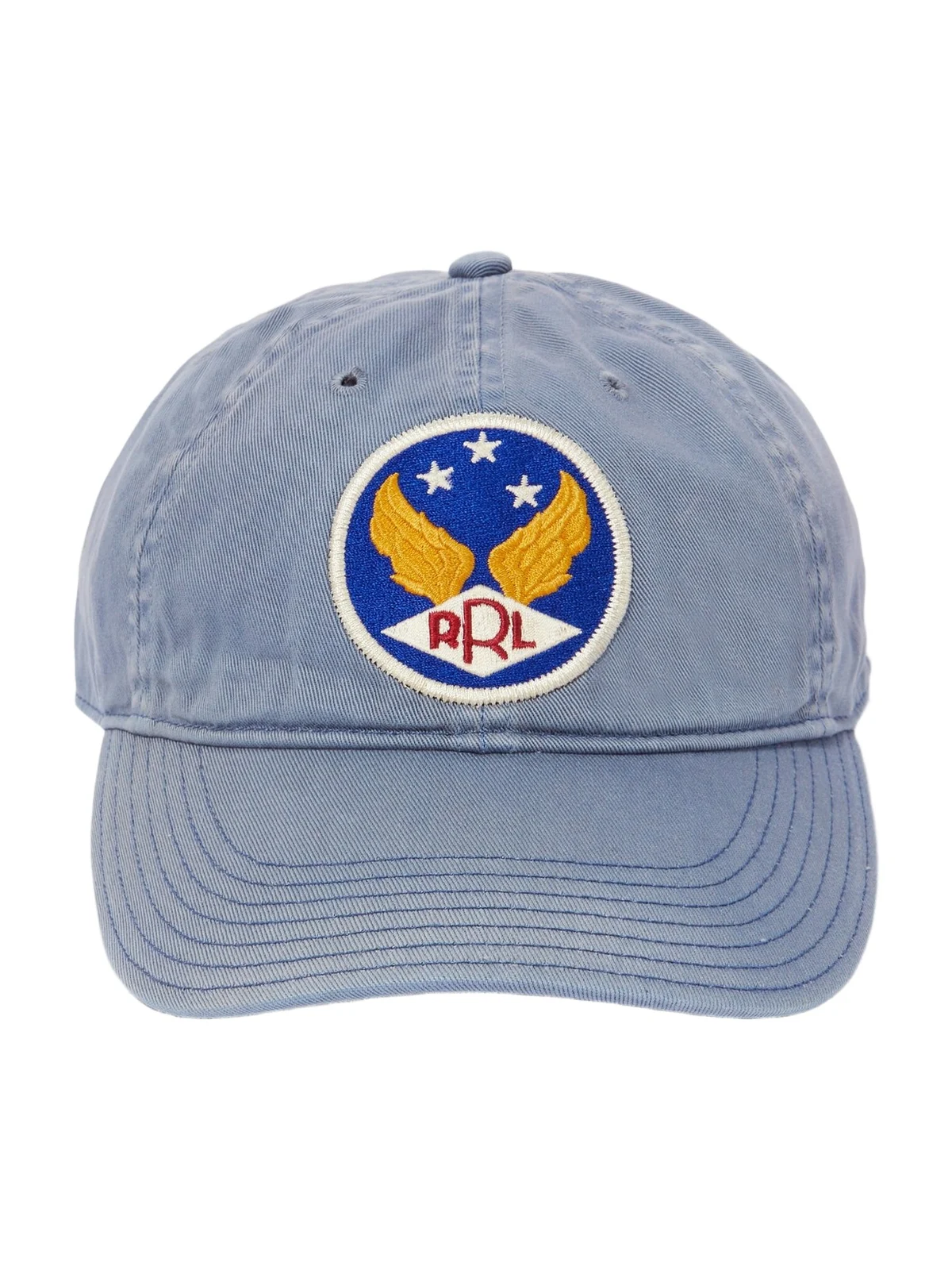 RRL Ball patched cotton baseball cap