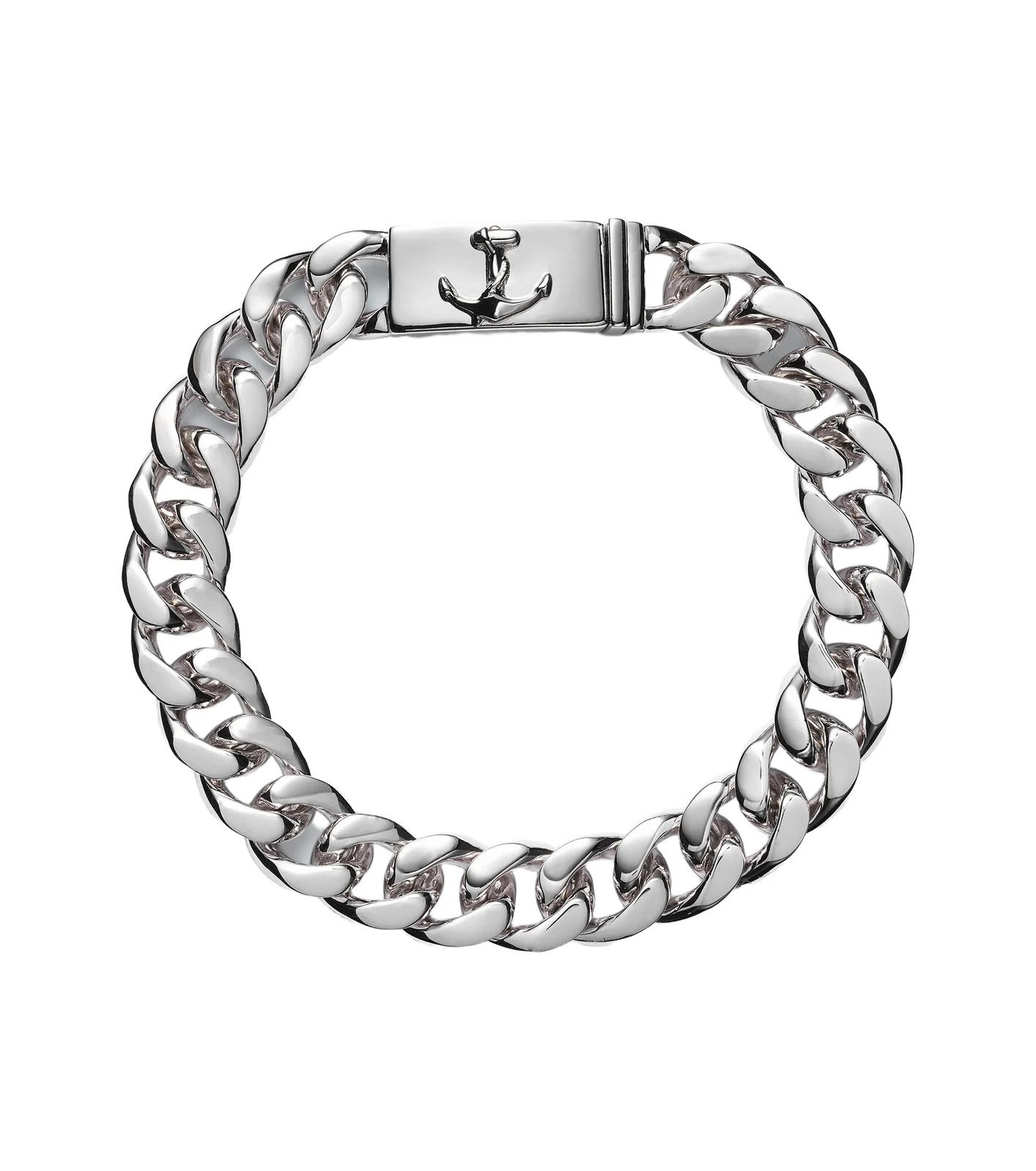 Anchor Lock sterling silver chain bracelet Anchor Lock sterling silver chain bracelet