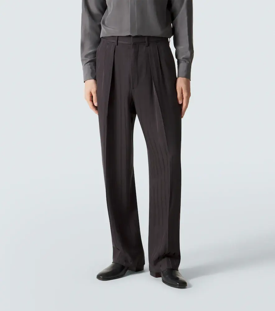 Tom Ford Striped jacquard straight pants | Thumbnail 5 Tom Ford Striped jacquard straight pants | Thumbnail 5