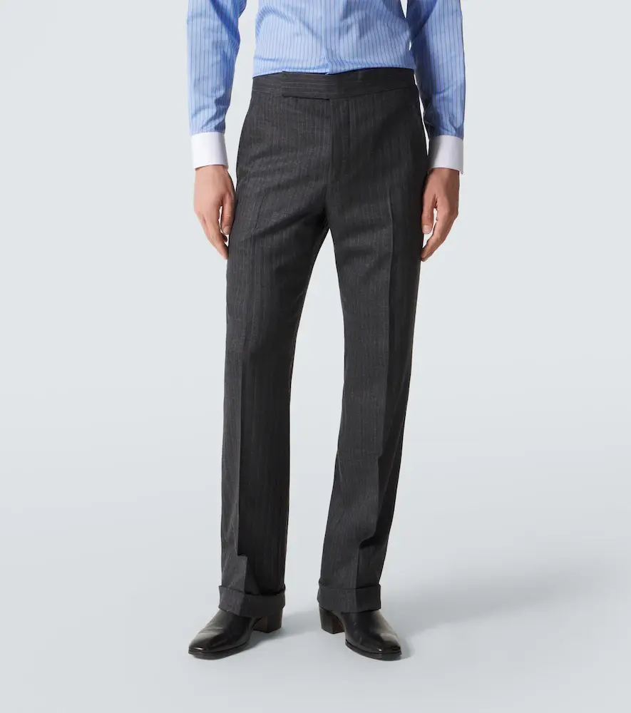 Tom Ford Herringbone wool suit pants | Thumbnail 6 Tom Ford Herringbone wool suit pants | Thumbnail 6