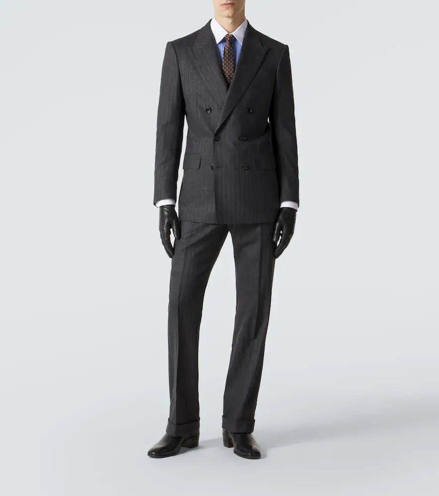 Tom Ford Herringbone wool suit pants | Thumbnail 7 Tom Ford Herringbone wool suit pants | Thumbnail 7