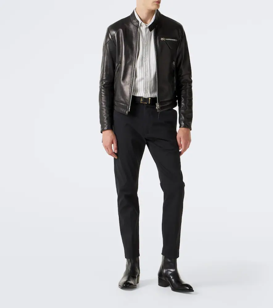 Tom Ford Leather biker jacket | Thumbnail 3