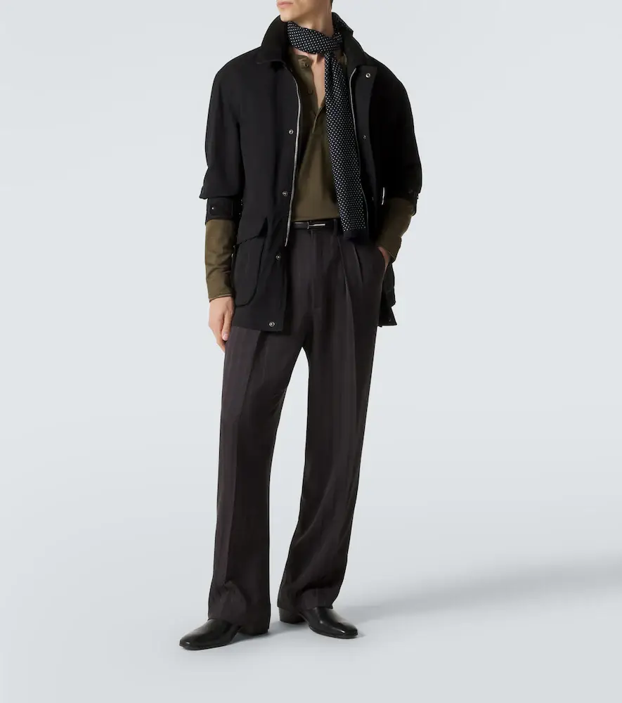 Tom Ford Wool, cashmere, and silk Henley shirt | Thumbnail 3