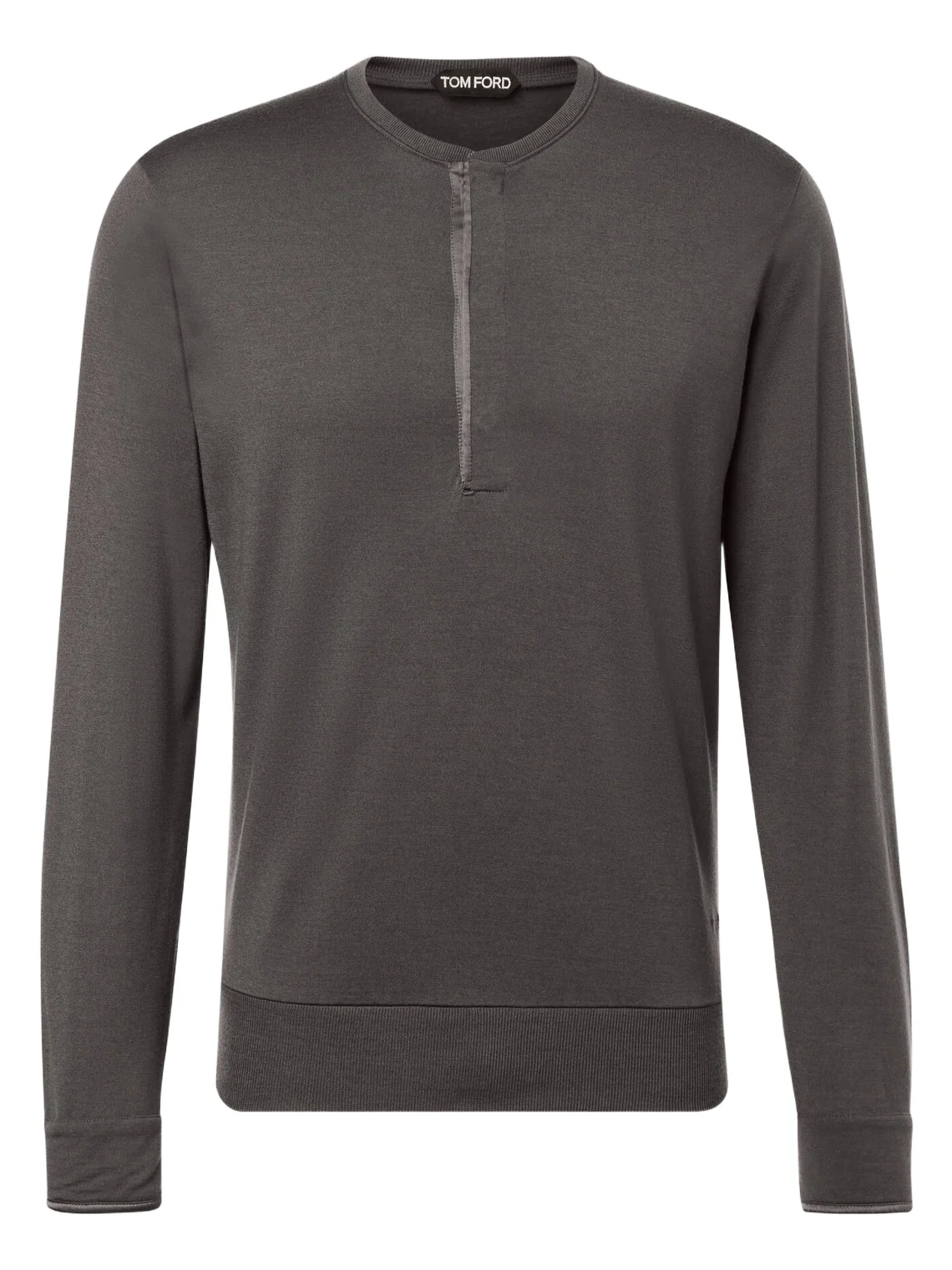 Tom Ford Wool, cashmere, and silk Henley shirt