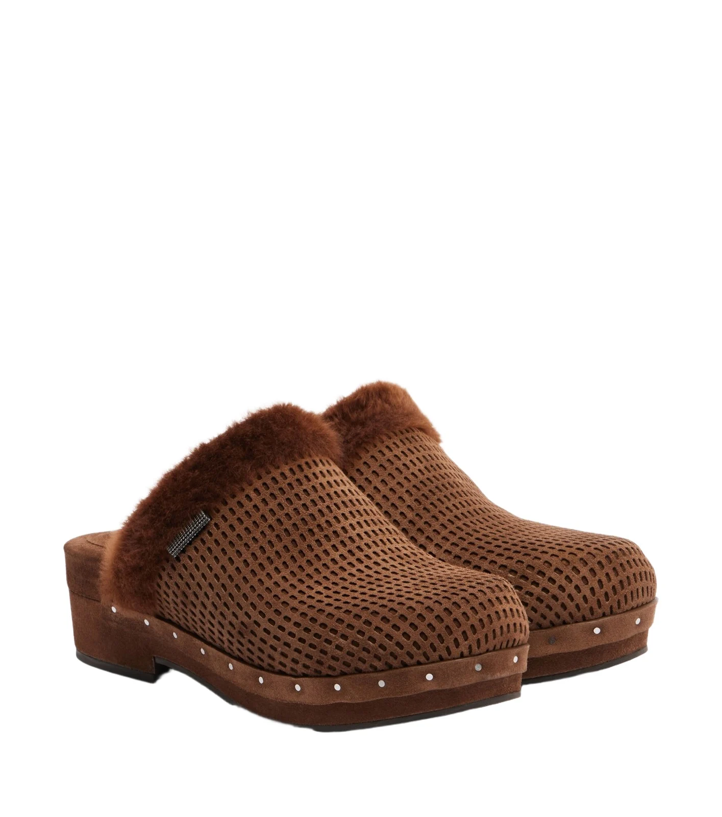 Monili suede clogs Monili suede clogs