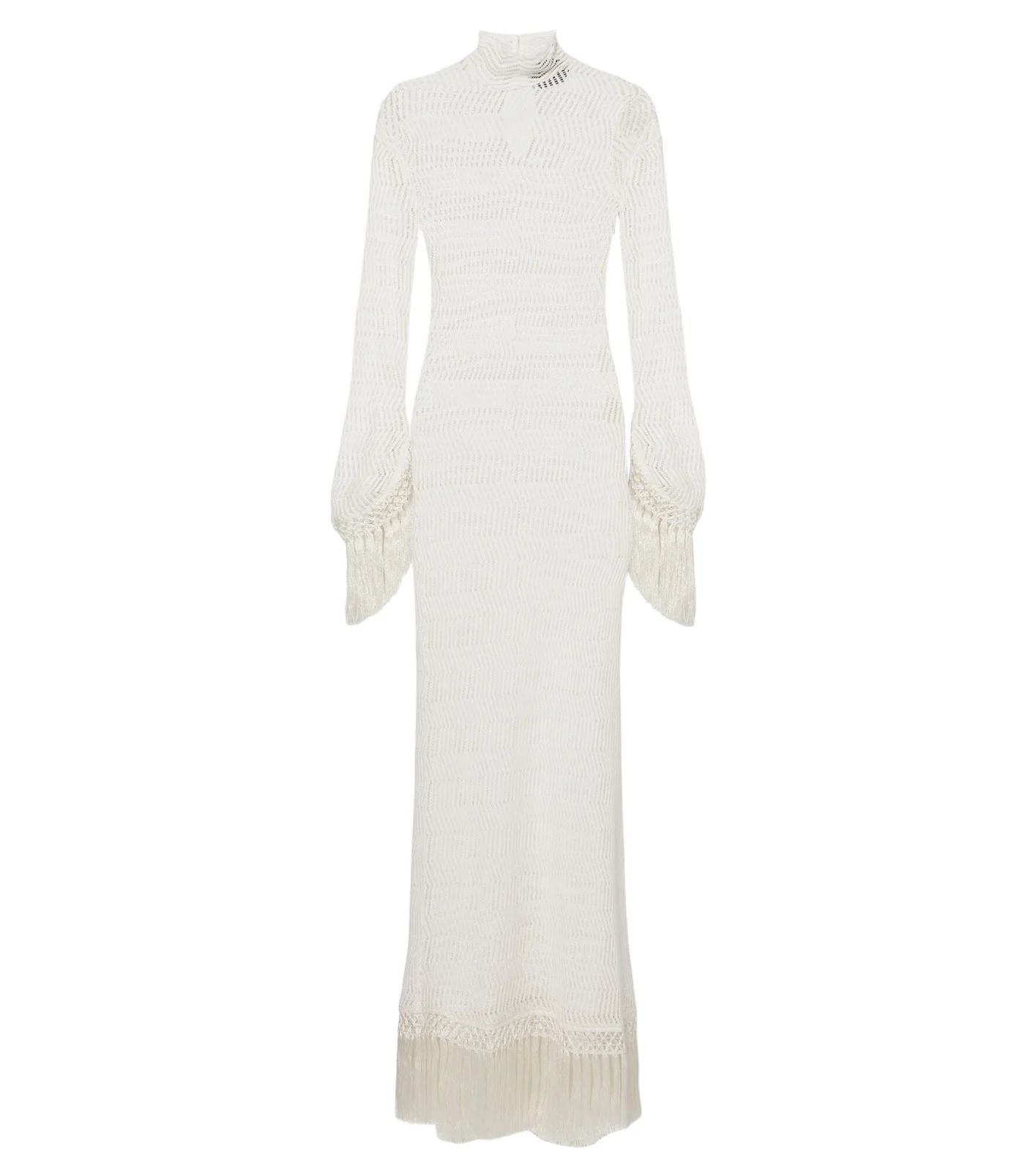 Taller Marmo New Mexico fringed cotton maxi dress