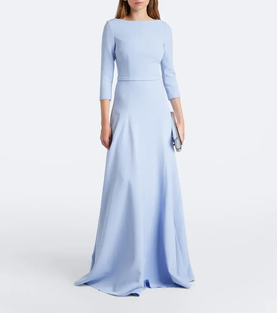 Safiyaa Emilia crêpe gown | Thumbnail 3