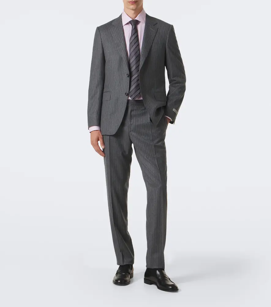 Canali Chalk stripe wool suit | Thumbnail 8 Canali Chalk stripe wool suit | Thumbnail 8
