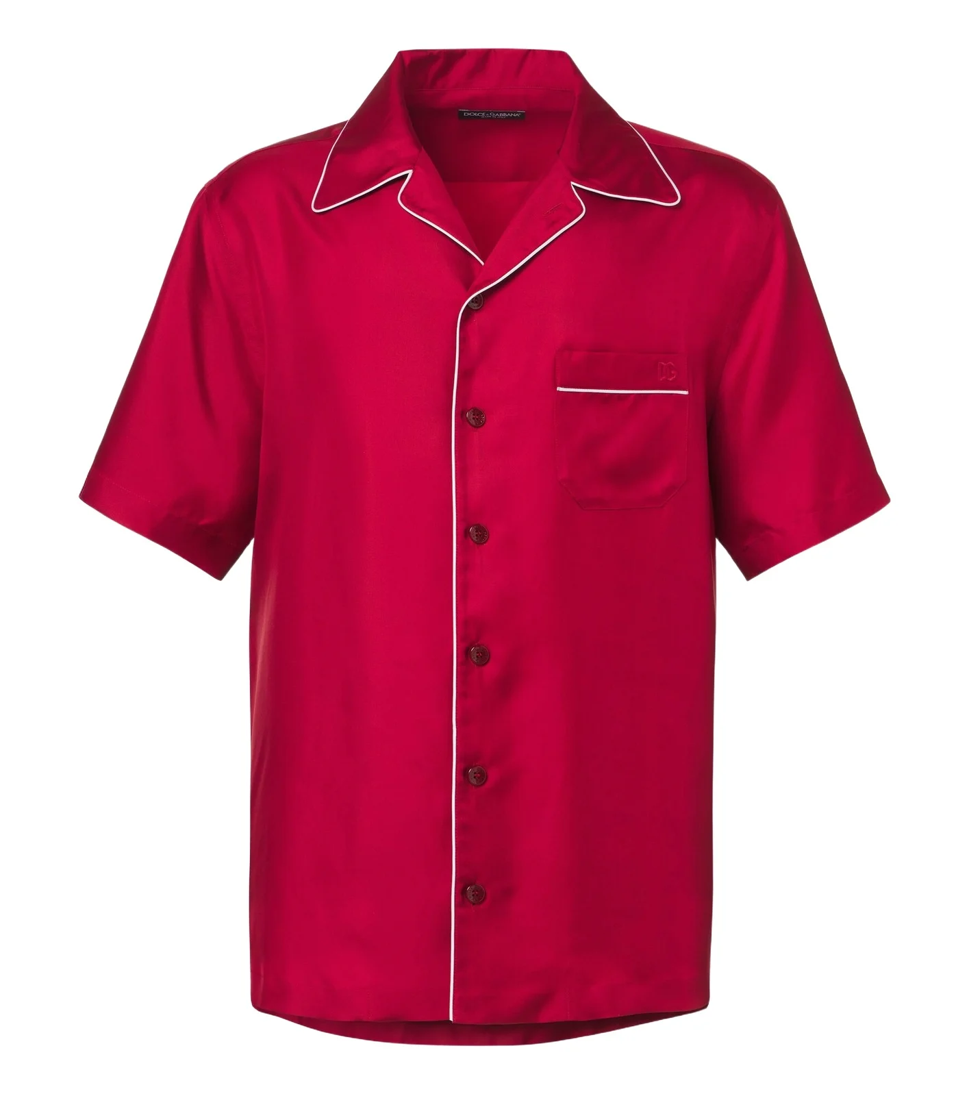 Silk satin bowling shirt Silk satin bowling shirt