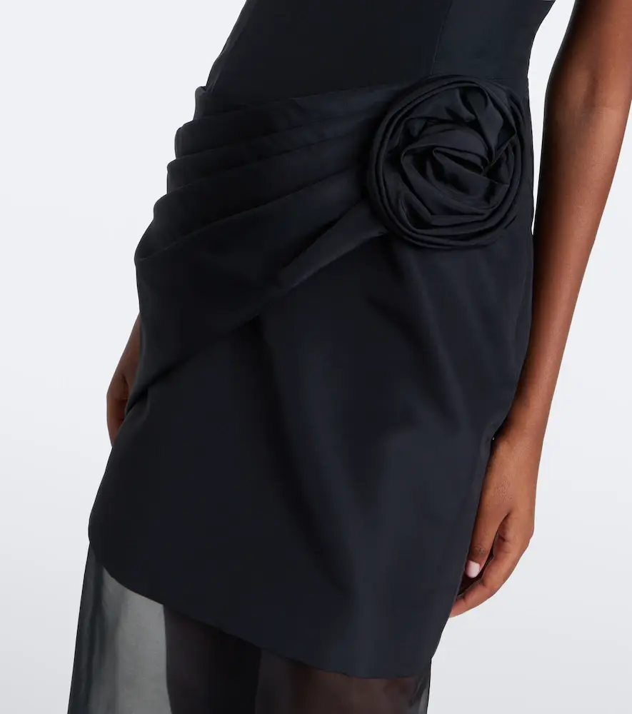 Carolina Herrera Silk faille and organza bustier gown | Thumbnail 6 Carolina Herrera Silk faille and organza bustier gown | Thumbnail 6