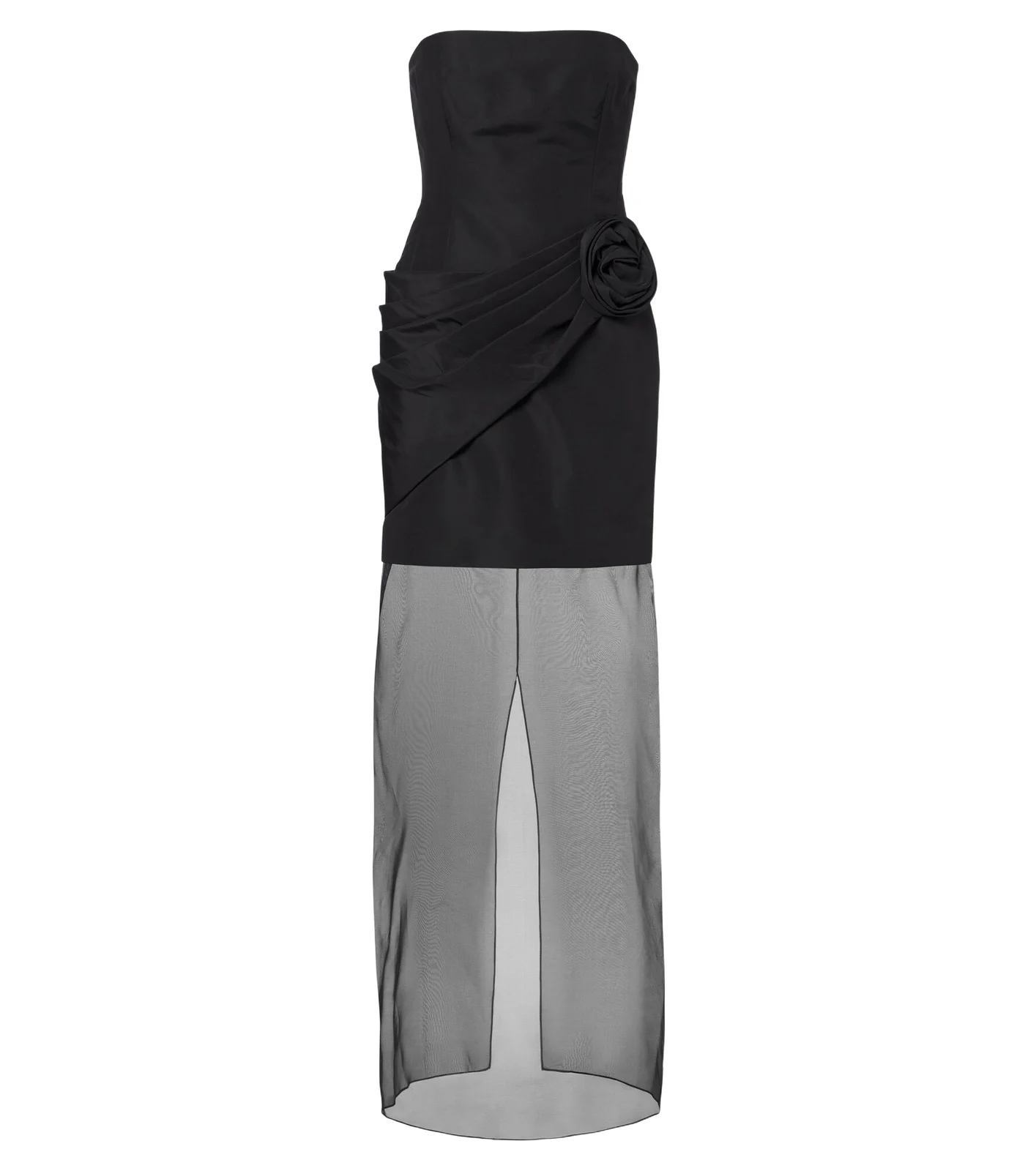 Carolina Herrera Silk faille and organza bustier gown