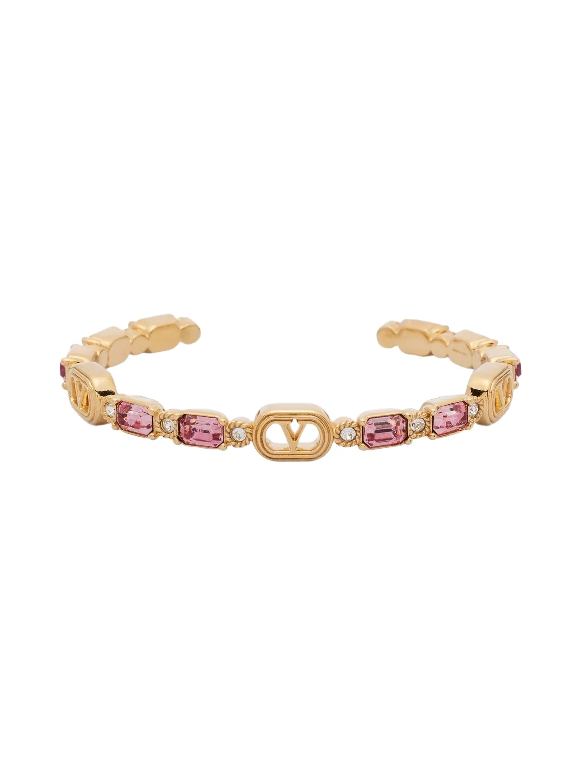 Valentino Garavani Ovalette Swarovski-embellished cuff bracelet