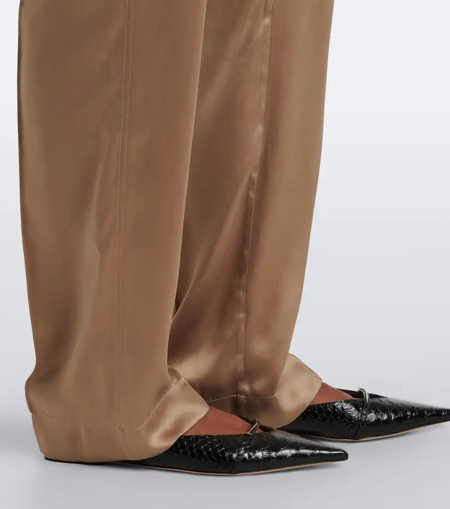 Tom Ford Silk satin straight pants | Thumbnail 2 Tom Ford Silk satin straight pants | Thumbnail 2