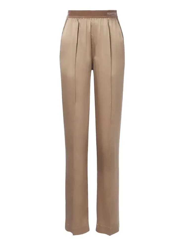 Tom Ford Silk satin straight pants