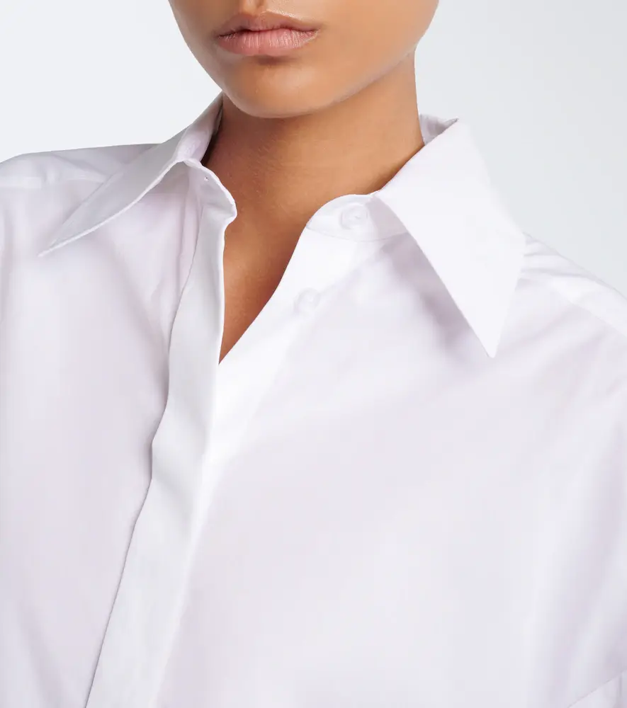 Sportmax Asymmetric cotton poplin shirt | Thumbnail 4 Sportmax Asymmetric cotton poplin shirt | Thumbnail 4