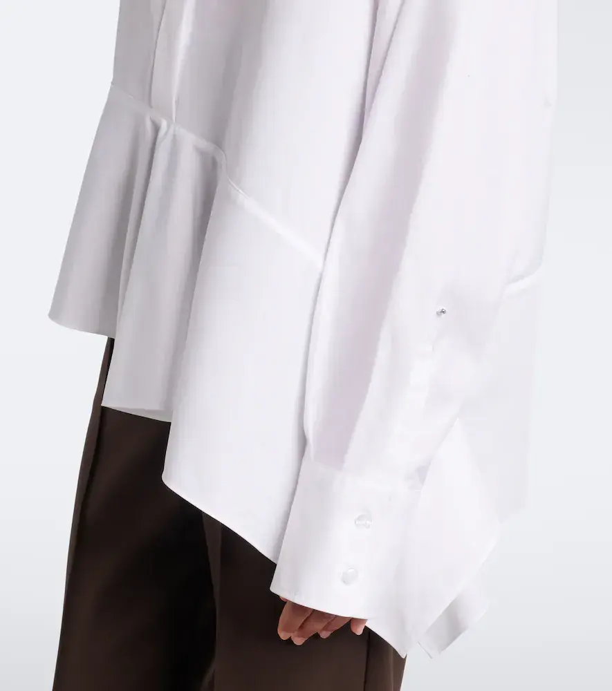 Sportmax Asymmetric cotton poplin shirt | Thumbnail 5 Sportmax Asymmetric cotton poplin shirt | Thumbnail 5