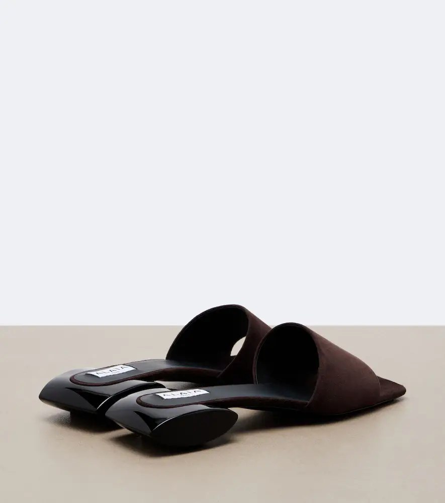 Alaïa Alaïa Ellipse suede mules | Thumbnail 2 Alaïa Alaïa Ellipse suede mules | Thumbnail 2