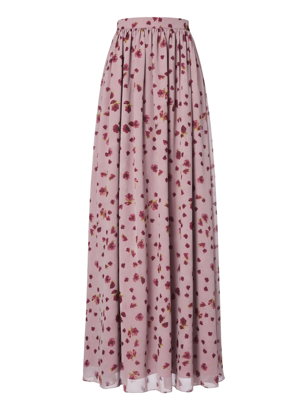 Morgaine floral chiffon maxi skirt