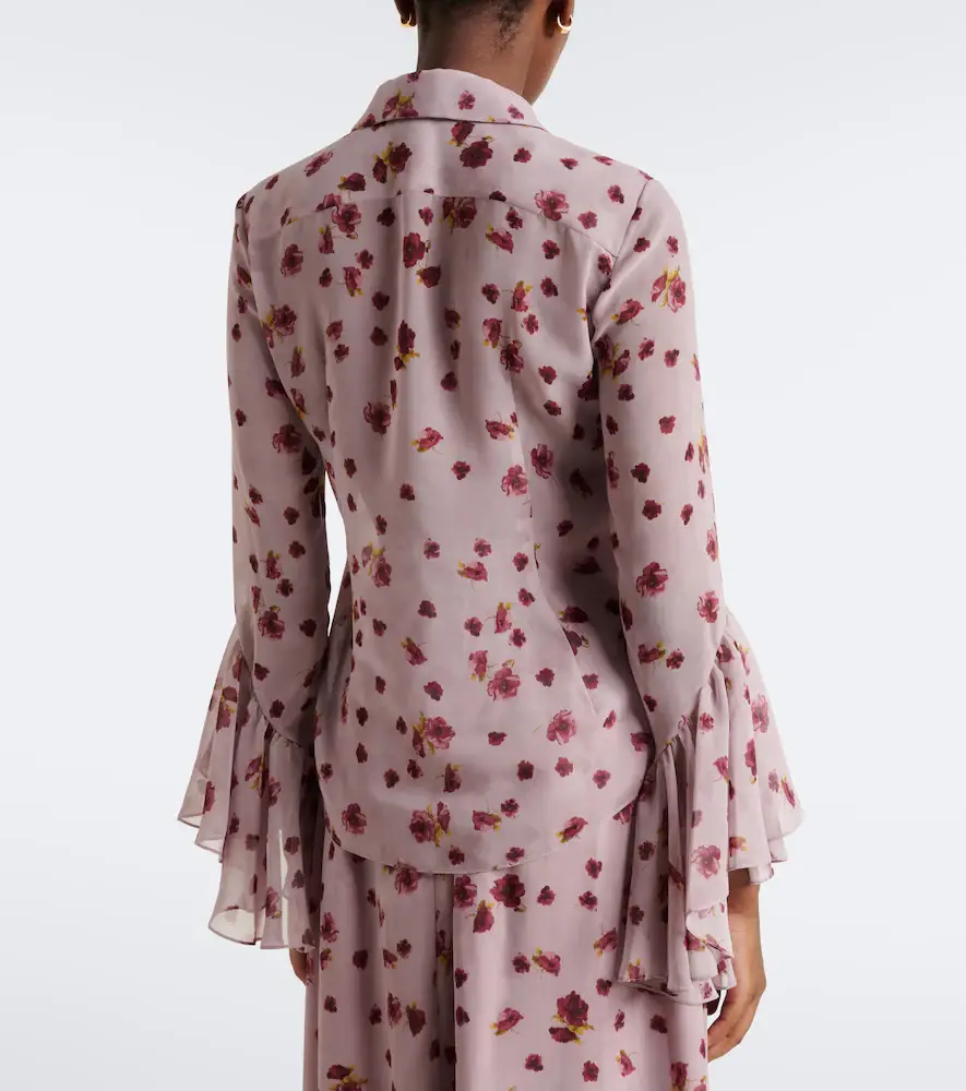 Markarian Wilma floral chiffon shirt | Thumbnail 4 Markarian Wilma floral chiffon shirt | Thumbnail 4