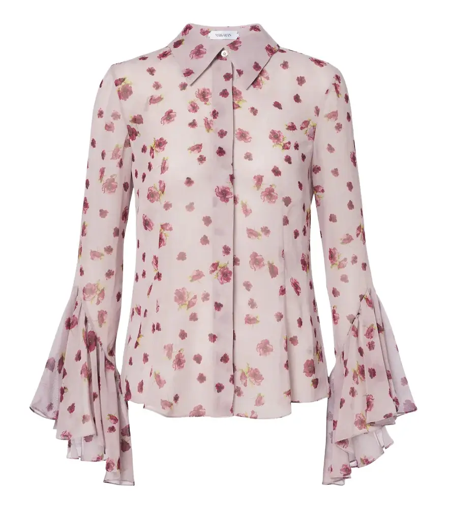 Markarian Wilma floral chiffon shirt | Image 1 Markarian Wilma floral chiffon shirt | Image 1