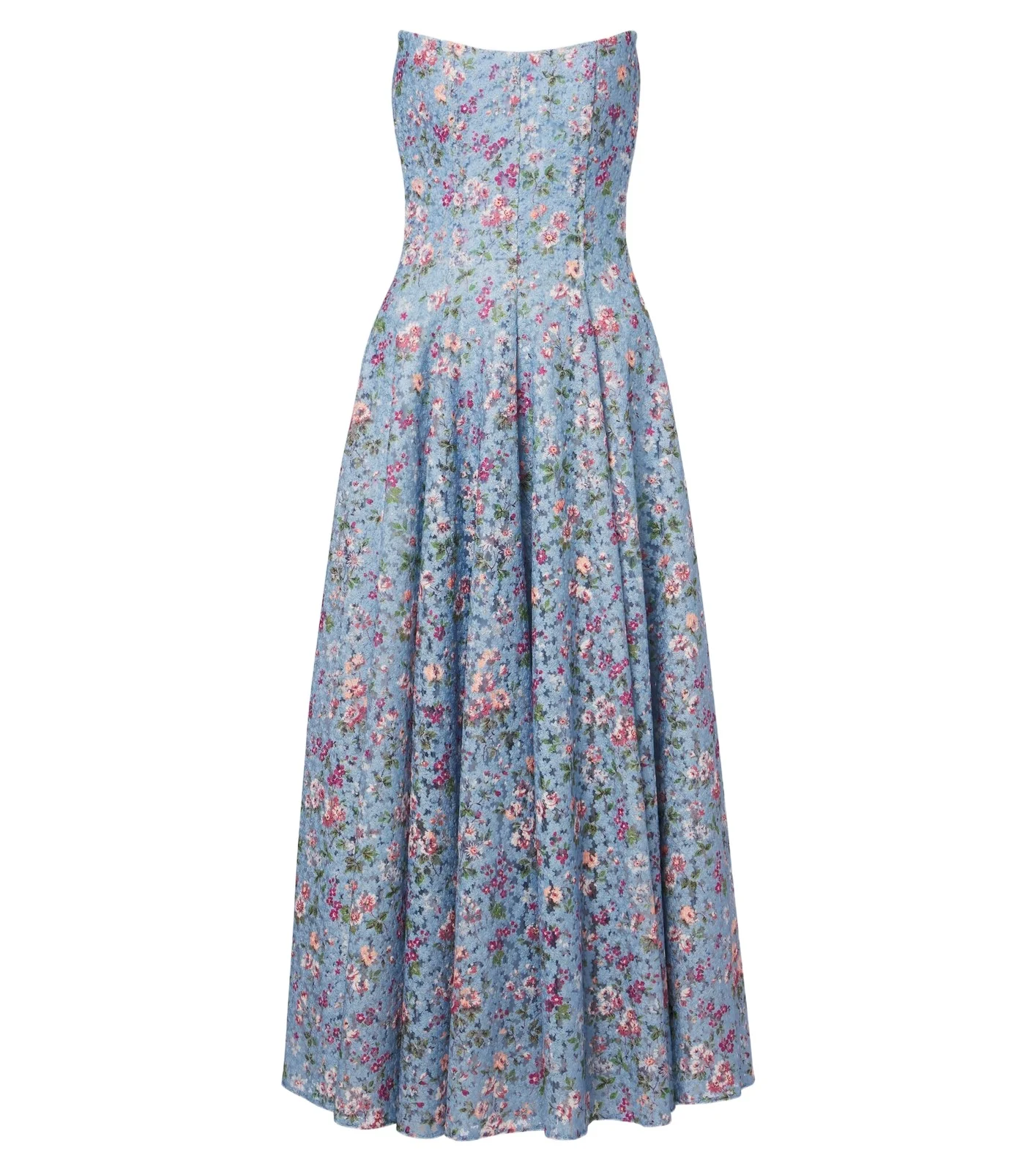 Markarian Embroidered floral bustier cocktail dress