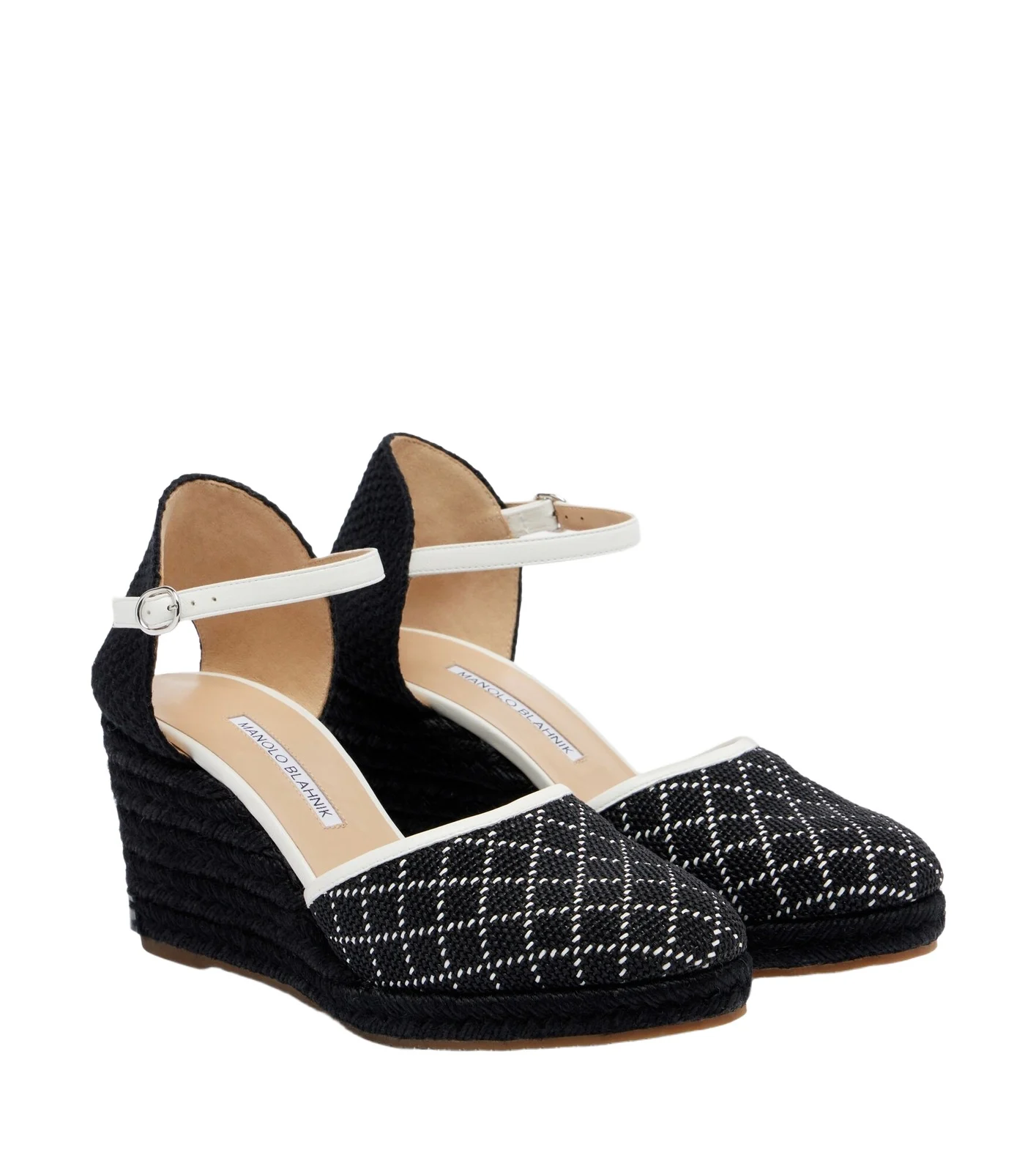 Espadrahi raffia-effect espadrille wedges Espadrahi raffia-effect espadrille wedges