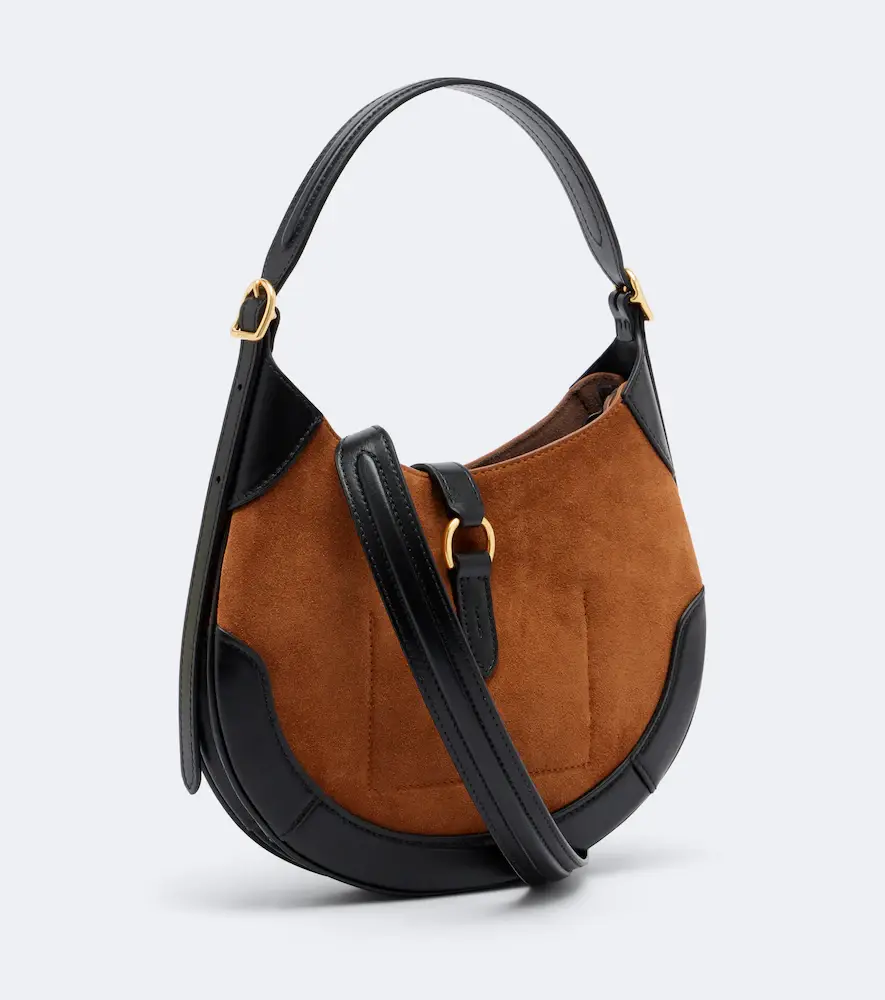 Polo Ralph Lauren Polo ID Small suede shoulder bag | Thumbnail 2 Polo Ralph Lauren Polo ID Small suede shoulder bag | Thumbnail 2