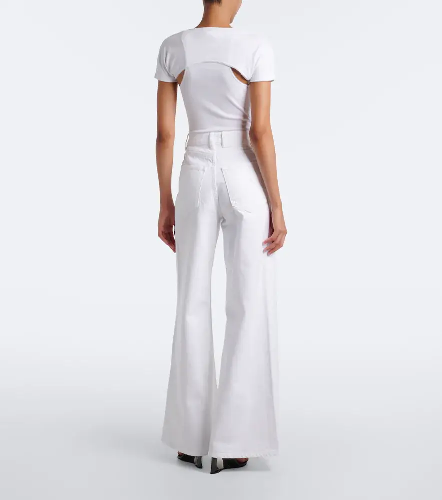 Alaïa Alaïa Wide-leg jeans | Thumbnail 4 Alaïa Alaïa Wide-leg jeans | Thumbnail 4