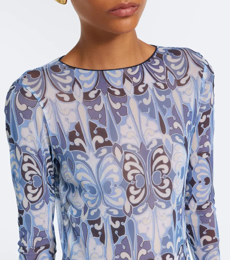 La DoubleJ Slinky Swing printed midi dress | Thumbnail 3 La DoubleJ Slinky Swing printed midi dress | Thumbnail 3