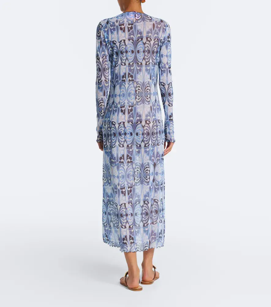 La DoubleJ Slinky Swing printed midi dress | Thumbnail 5 La DoubleJ Slinky Swing printed midi dress | Thumbnail 5