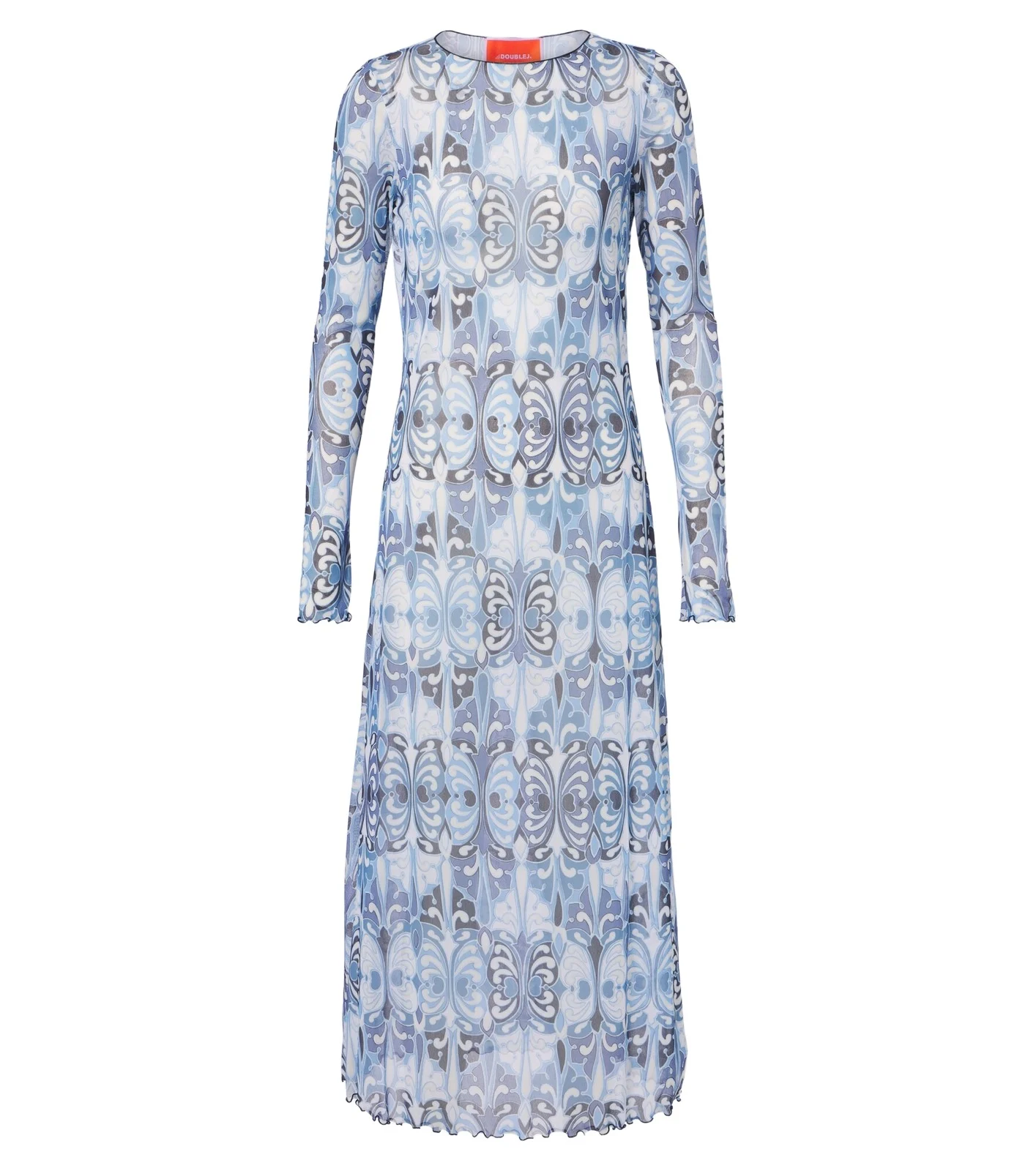 Slinky Swing printed midi dress