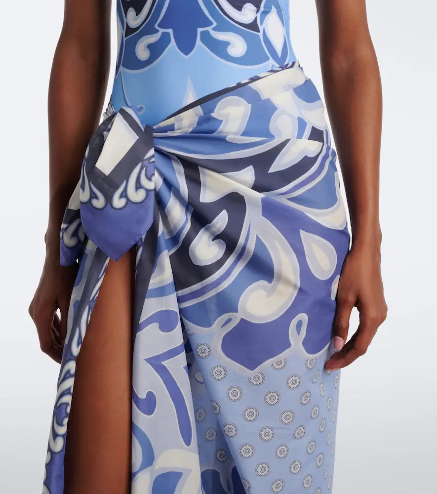 La DoubleJ Printed cotton beach cover-up | Thumbnail 4 La DoubleJ Printed cotton beach cover-up | Thumbnail 4