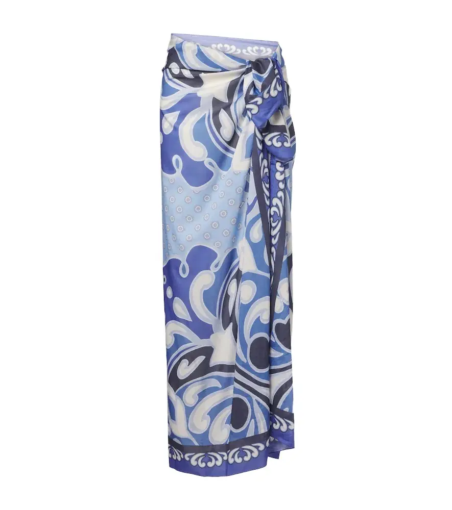La DoubleJ Printed cotton beach cover-up | Image 1 La DoubleJ Printed cotton beach cover-up | Image 1