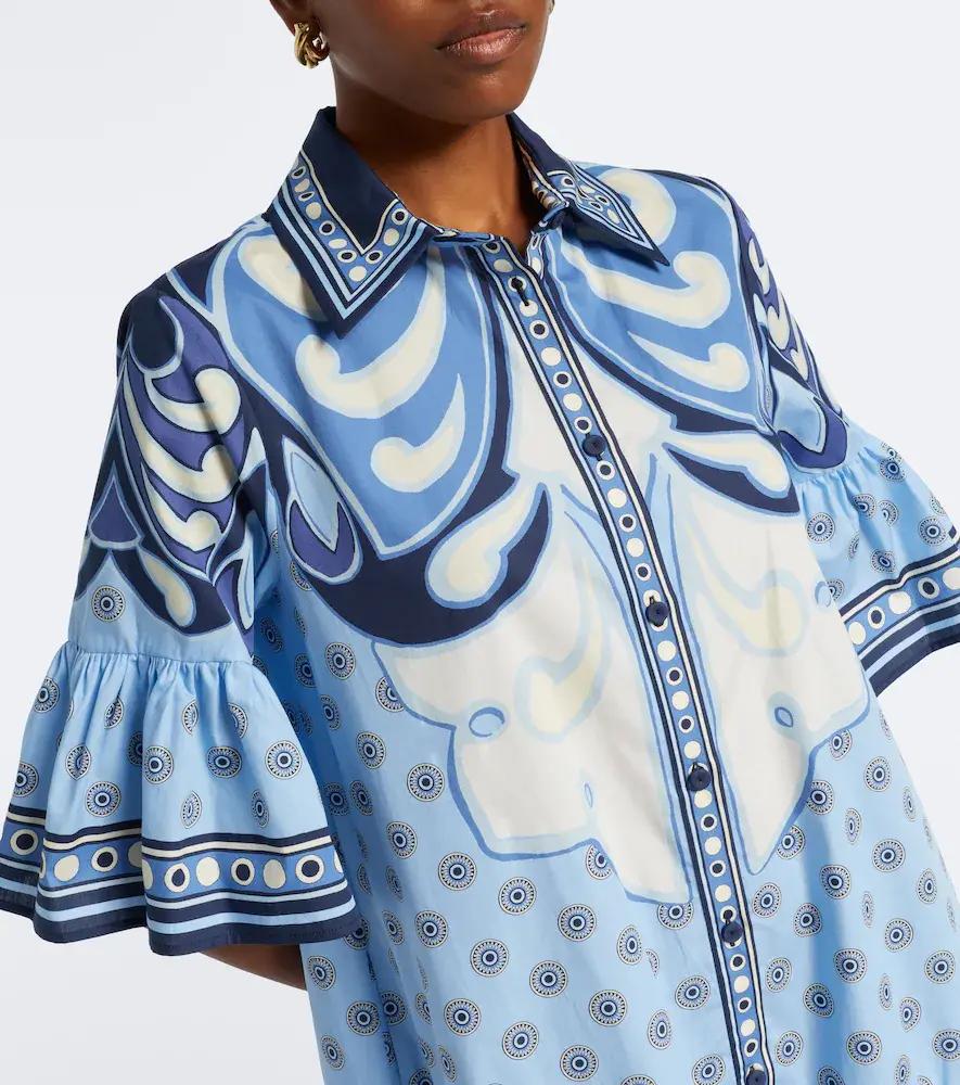 La DoubleJ Choux printed cotton poplin shirt dress | Thumbnail 2 La DoubleJ Choux printed cotton poplin shirt dress | Thumbnail 2