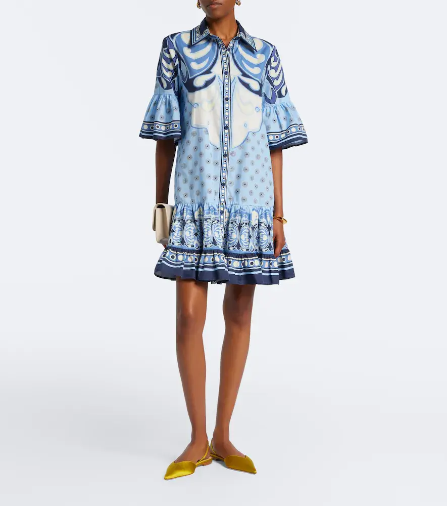 La DoubleJ Choux printed cotton poplin shirt dress | Thumbnail 4 La DoubleJ Choux printed cotton poplin shirt dress | Thumbnail 4