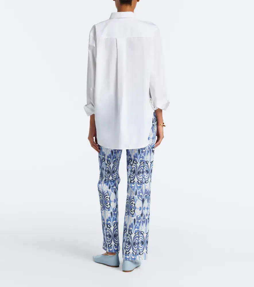 La DoubleJ 24/7 printed cotton straight pants | Thumbnail 4