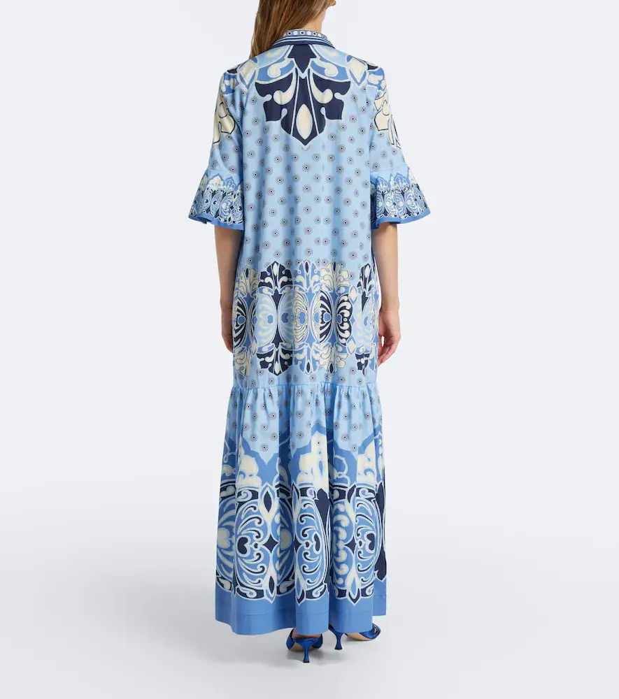 La DoubleJ Artemis printed cotton poplin maxi dress | Thumbnail 2 La DoubleJ Artemis printed cotton poplin maxi dress | Thumbnail 2