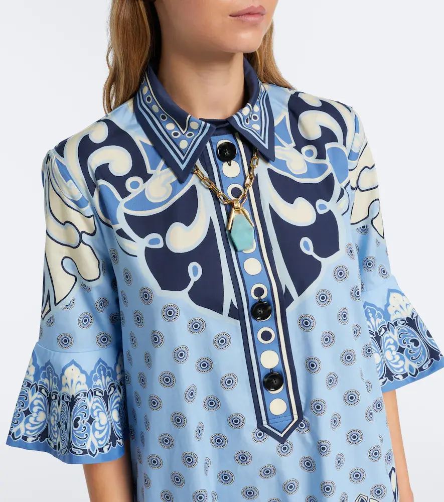 La DoubleJ Artemis printed cotton poplin maxi dress | Thumbnail 3 La DoubleJ Artemis printed cotton poplin maxi dress | Thumbnail 3