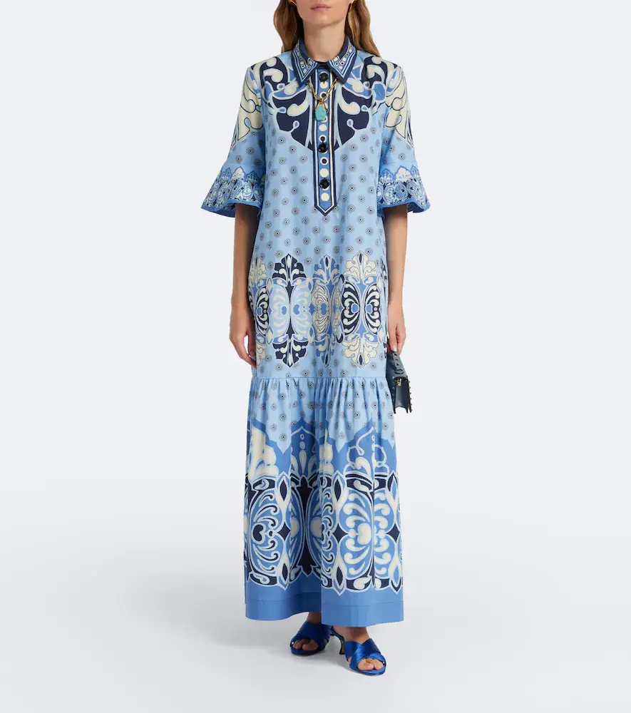 La DoubleJ Artemis printed cotton poplin maxi dress | Thumbnail 4 La DoubleJ Artemis printed cotton poplin maxi dress | Thumbnail 4
