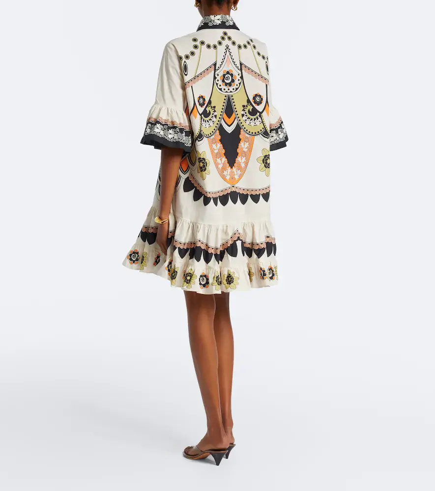 La DoubleJ Printed tiered cotton poplin minidress | Thumbnail 5 La DoubleJ Printed tiered cotton poplin minidress | Thumbnail 5