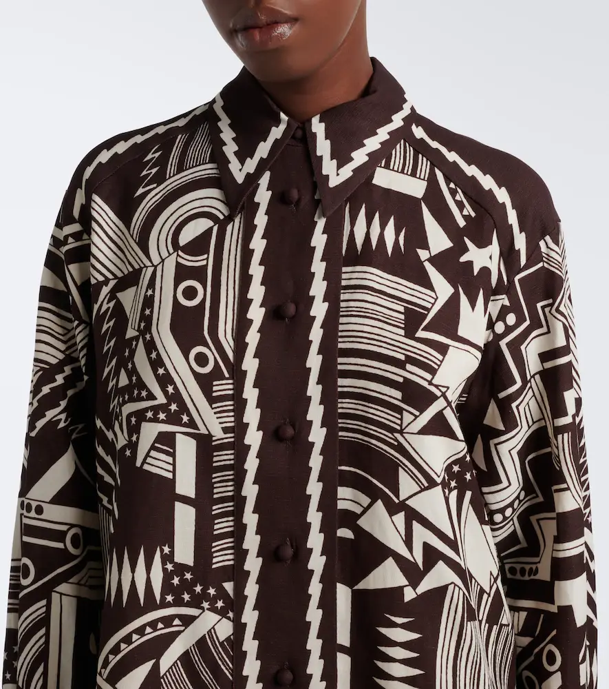 ALÉMAIS Alémais Lori printed cotton poplin shirt | Thumbnail 6 ALÉMAIS Alémais Lori printed cotton poplin shirt | Thumbnail 6