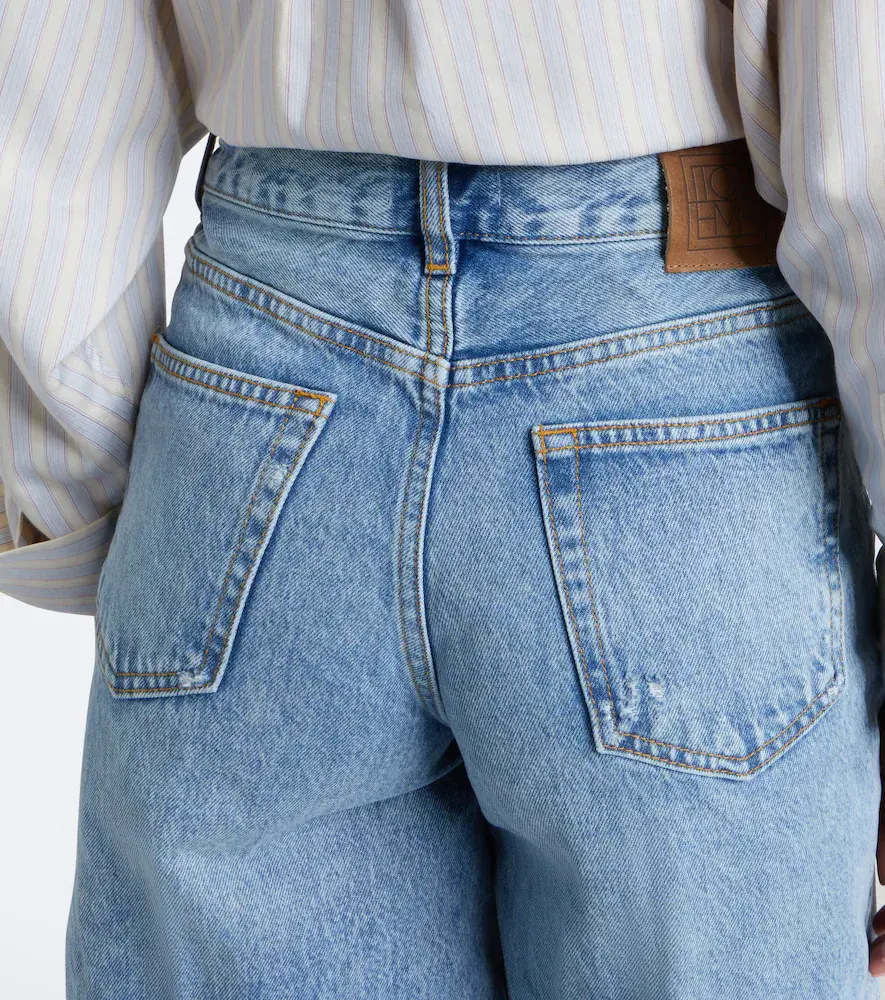 TOTEME Denim Bermuda shorts | Thumbnail 4