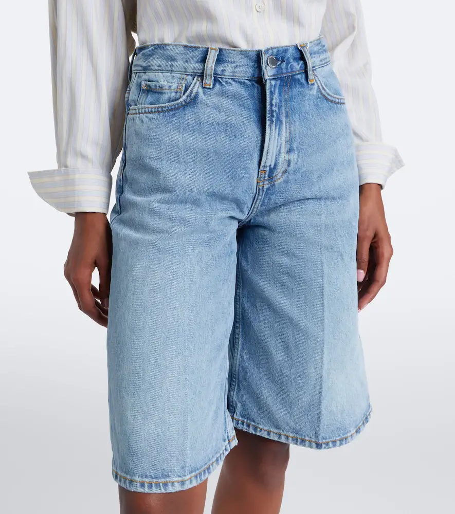 TOTEME Denim Bermuda shorts | Thumbnail 5
