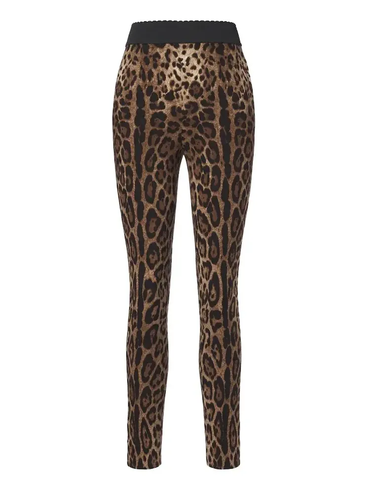 Dolce & Gabbana Leopard-print leggings