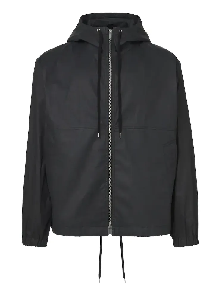 Hooded cotton jacket