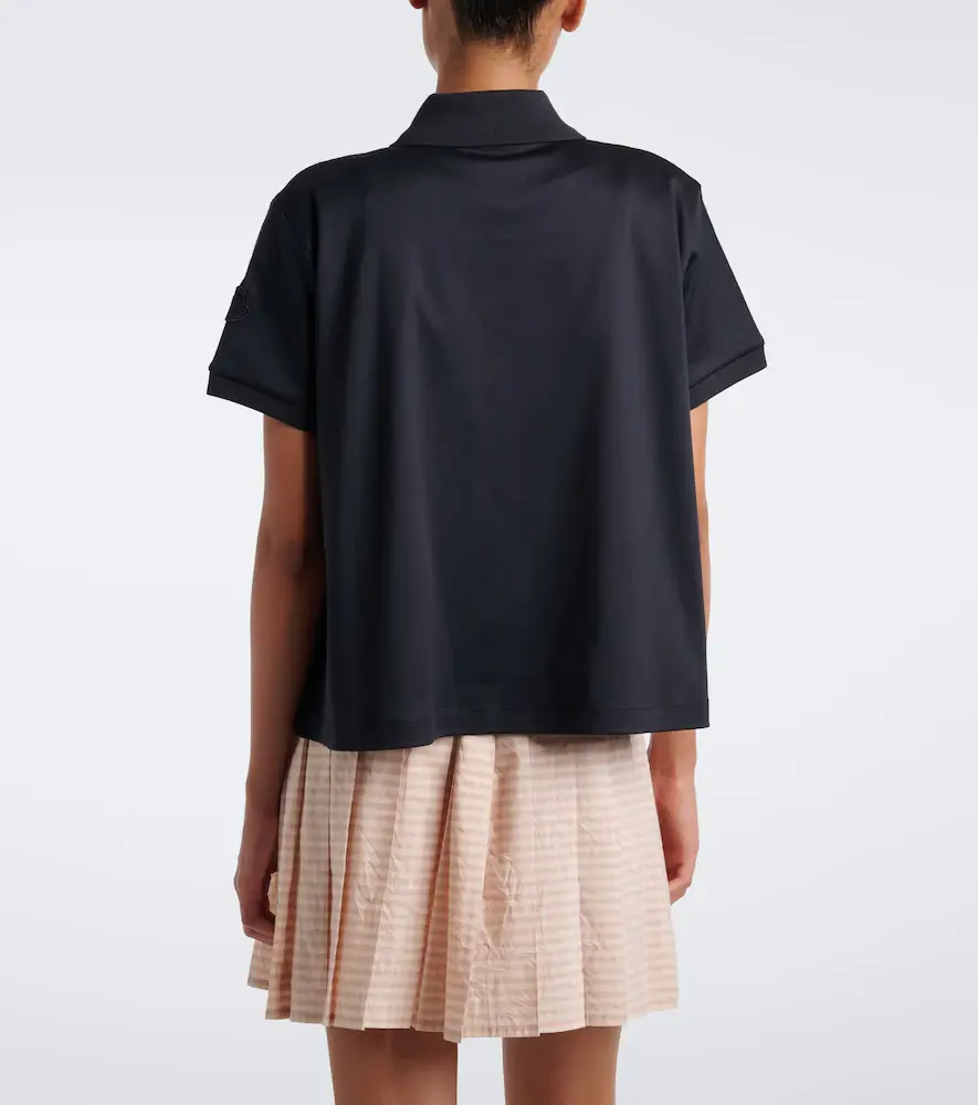 Moncler Cotton jersey polo shirt | Thumbnail 5